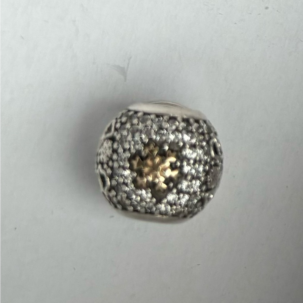 PANDORA 925 14K Gold Pave CZ 2015 Black Friday Wonderland USB794200 LE Charm